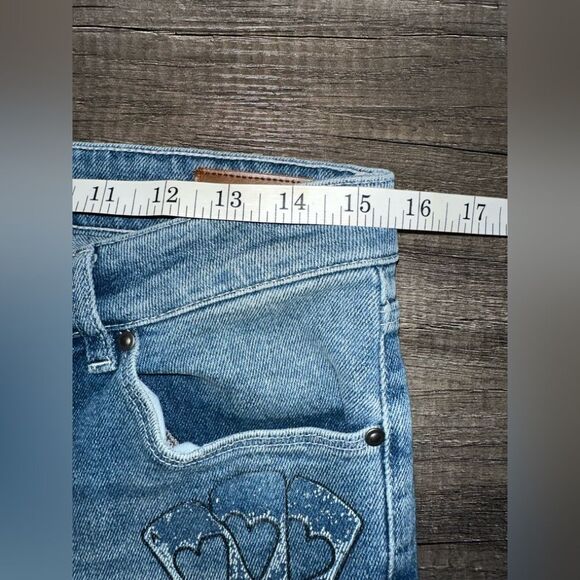 Asos Men's Skull Roses Skinny Jeans Size 33 - Picture 7 of 10